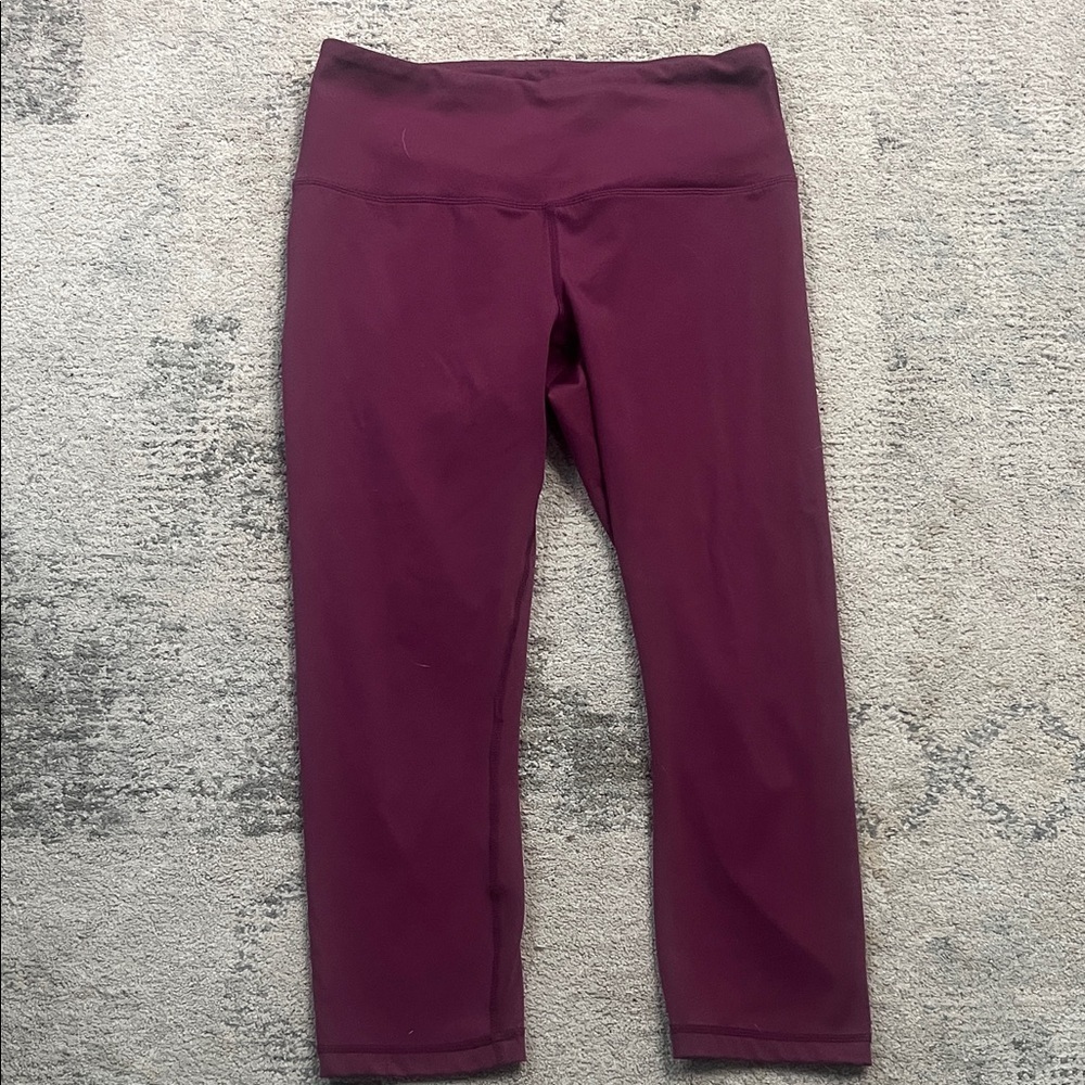 (313)Yogalicious Women's Burgundy Leggings